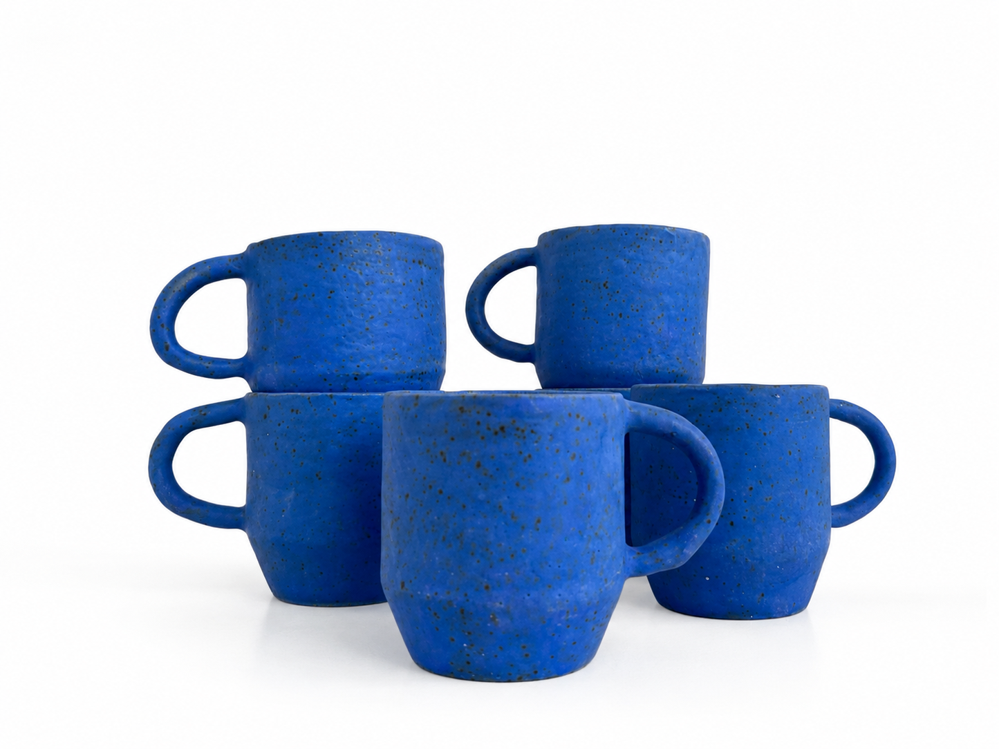 worn blue jean mugs