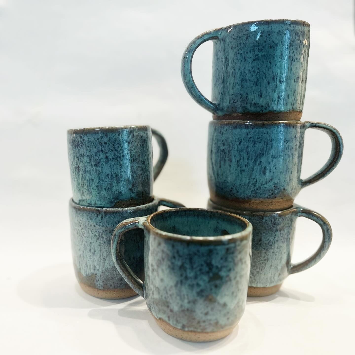small layered fern mugs