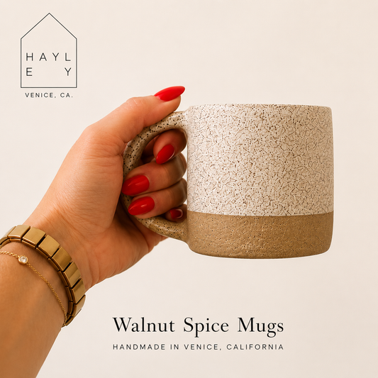 walnut spice mugs