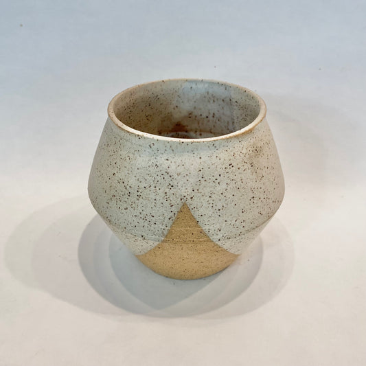 medium walnut vase