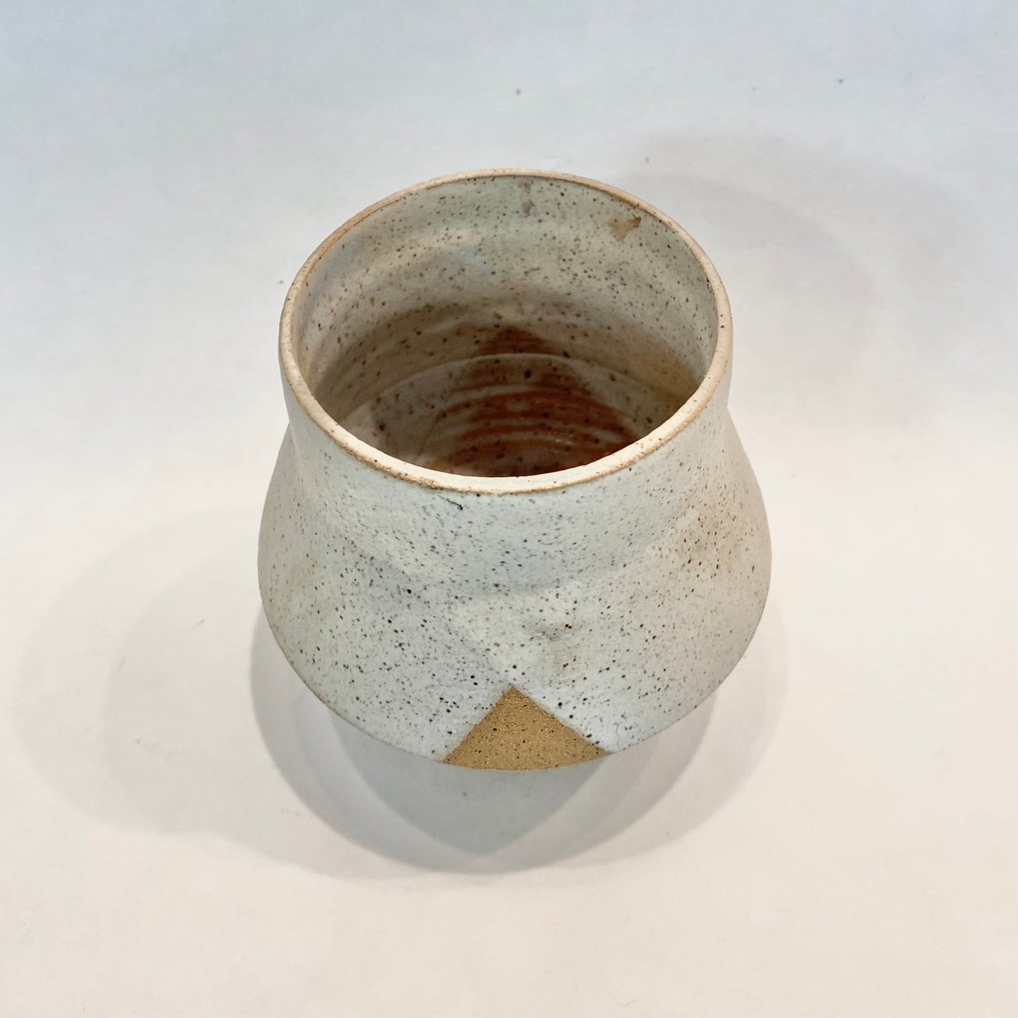 medium walnut vase