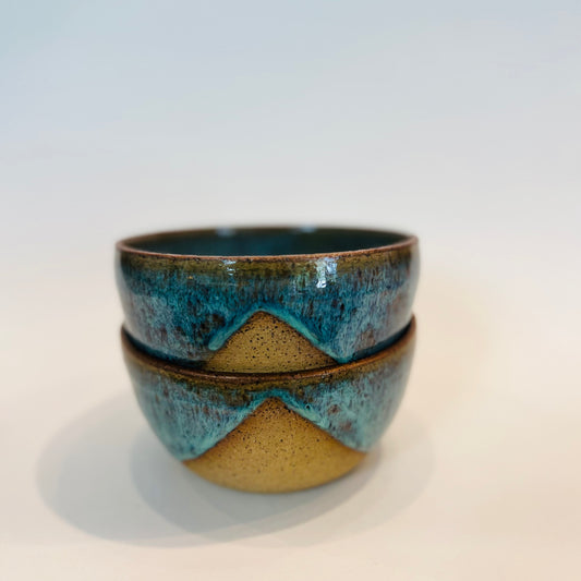 layered fern bowls