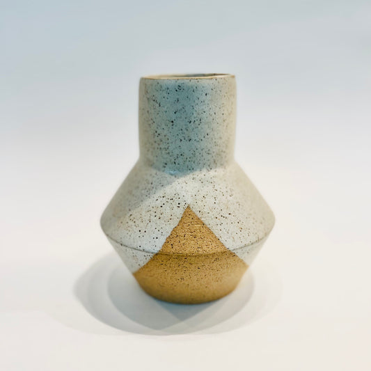 medium walnut vase