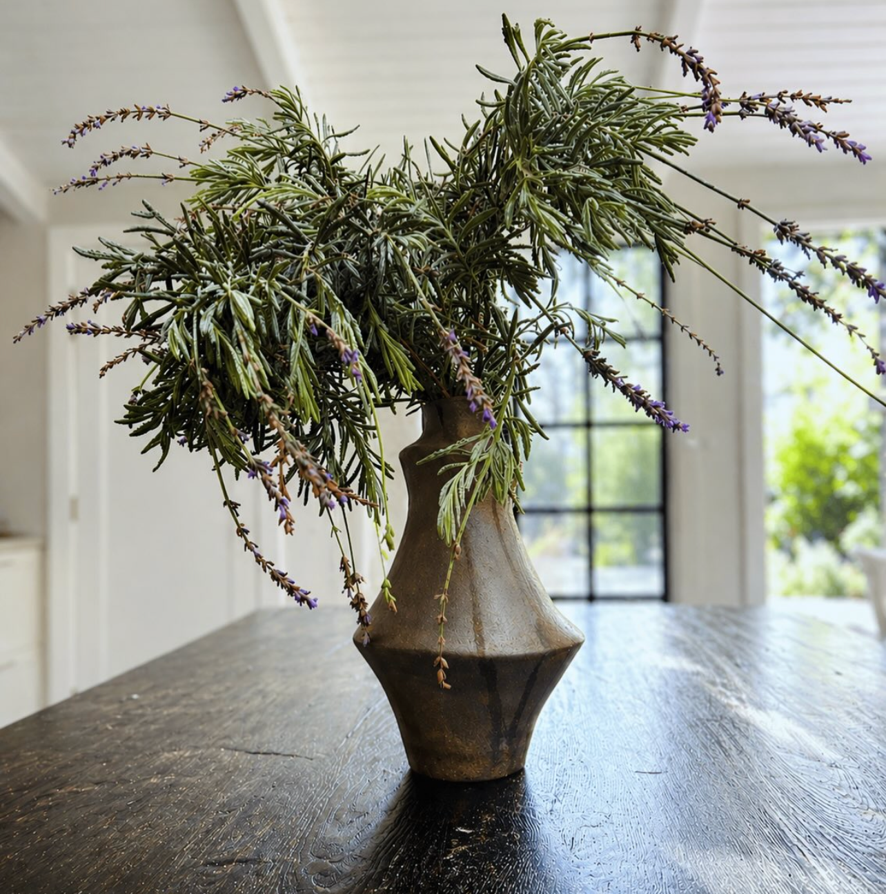 natural brown clay